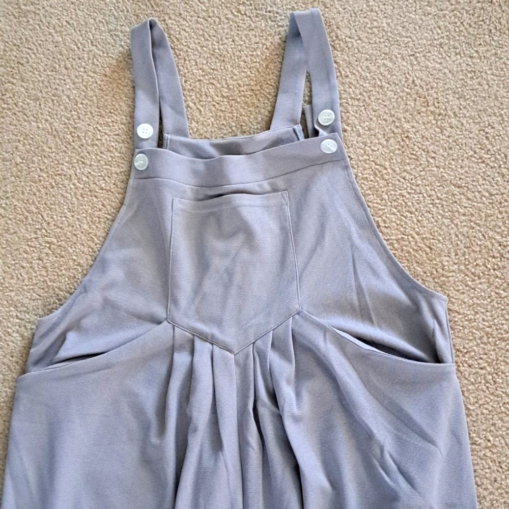 XLARGE     HALARA ADJUSTABLE WAFFLE JOGGER OVERALLS - Picture 6 of 11